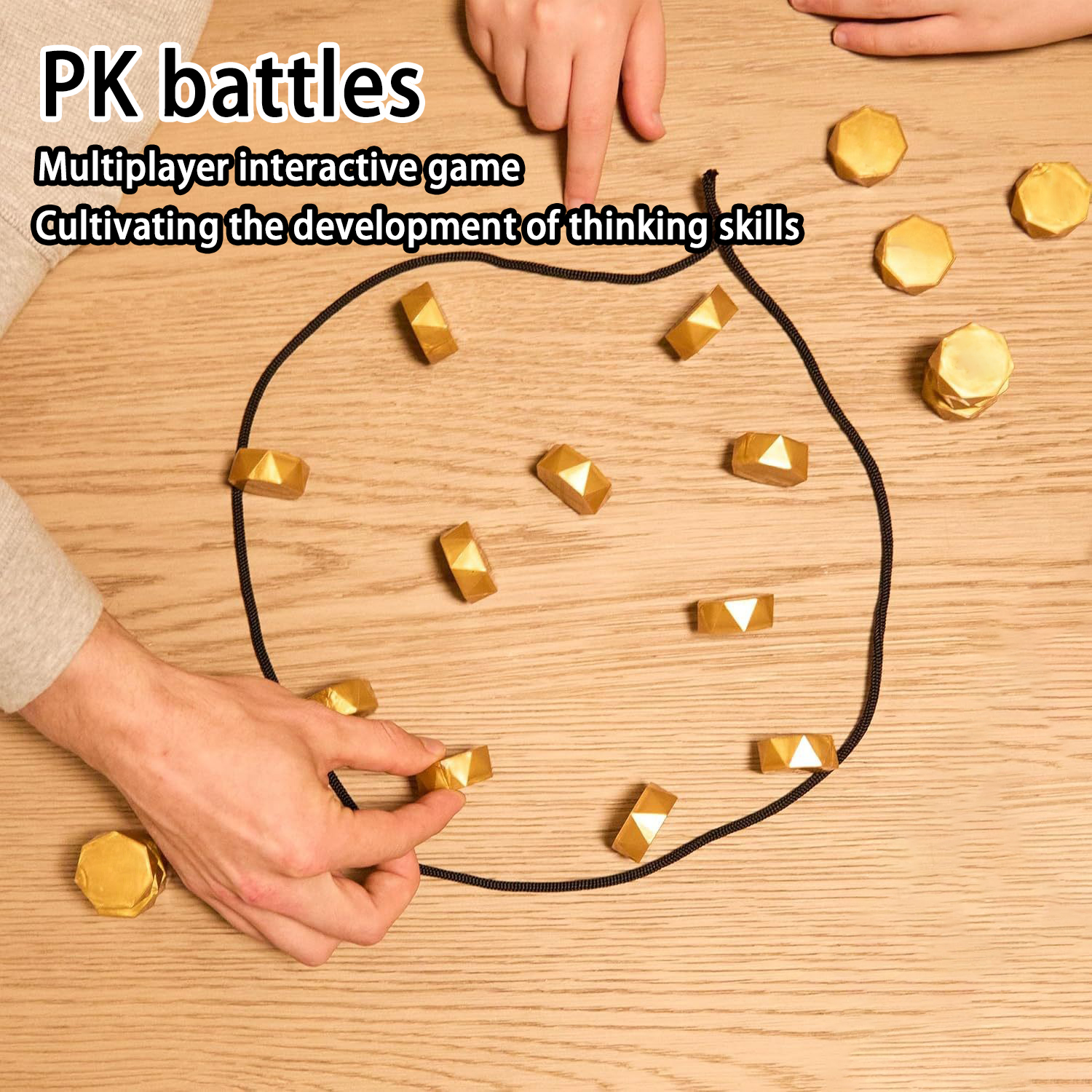 Board Game Strategi - Magnetic Gold Nuggets, Chess, Magnetic Attraction,