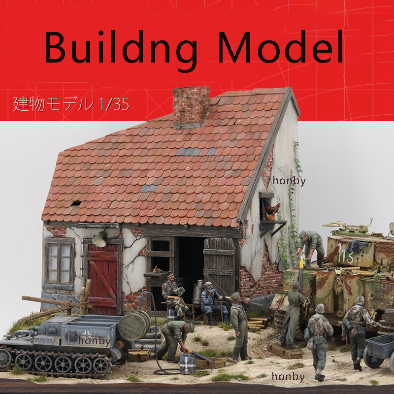 Board Game Ww2 - 1/35 Model Scenario Suite DIY Handmade