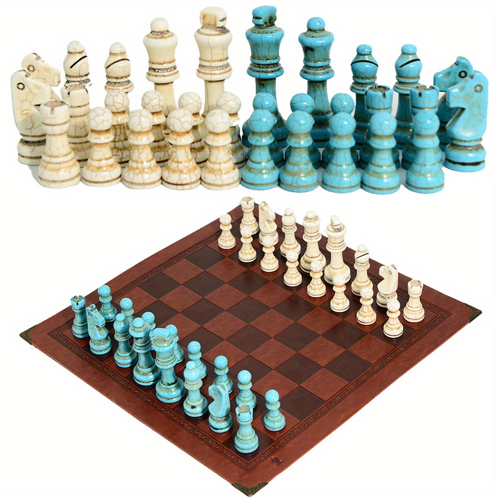 Board Game Ww2 - New White Blue Turquoise Material King
