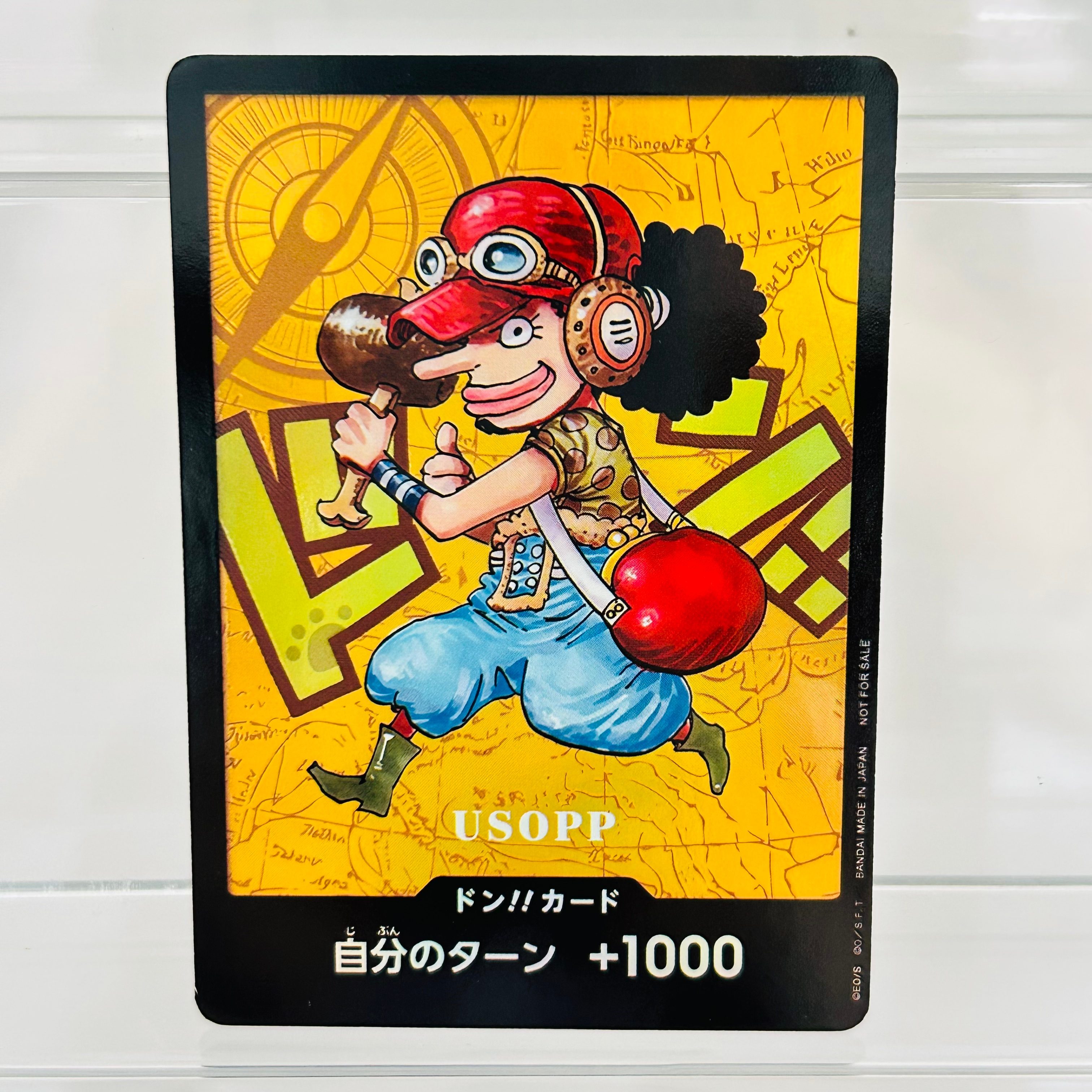 Board Game Anime - One Piece Usopp Japanese DIY Card