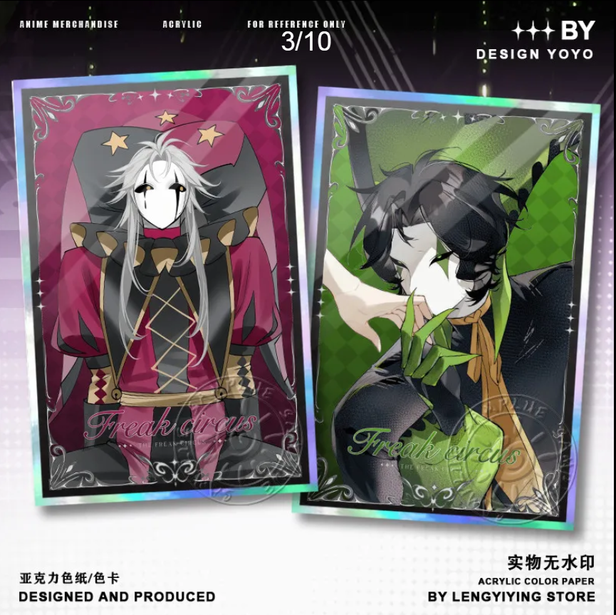 Board Game Anime - Anime Pierrot Harlequin Kawaii Game Character