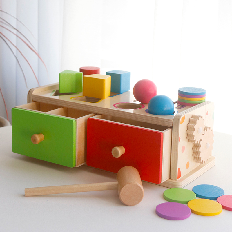 Board Game Design - Montessori Wooden Sorting Stacking Toy for