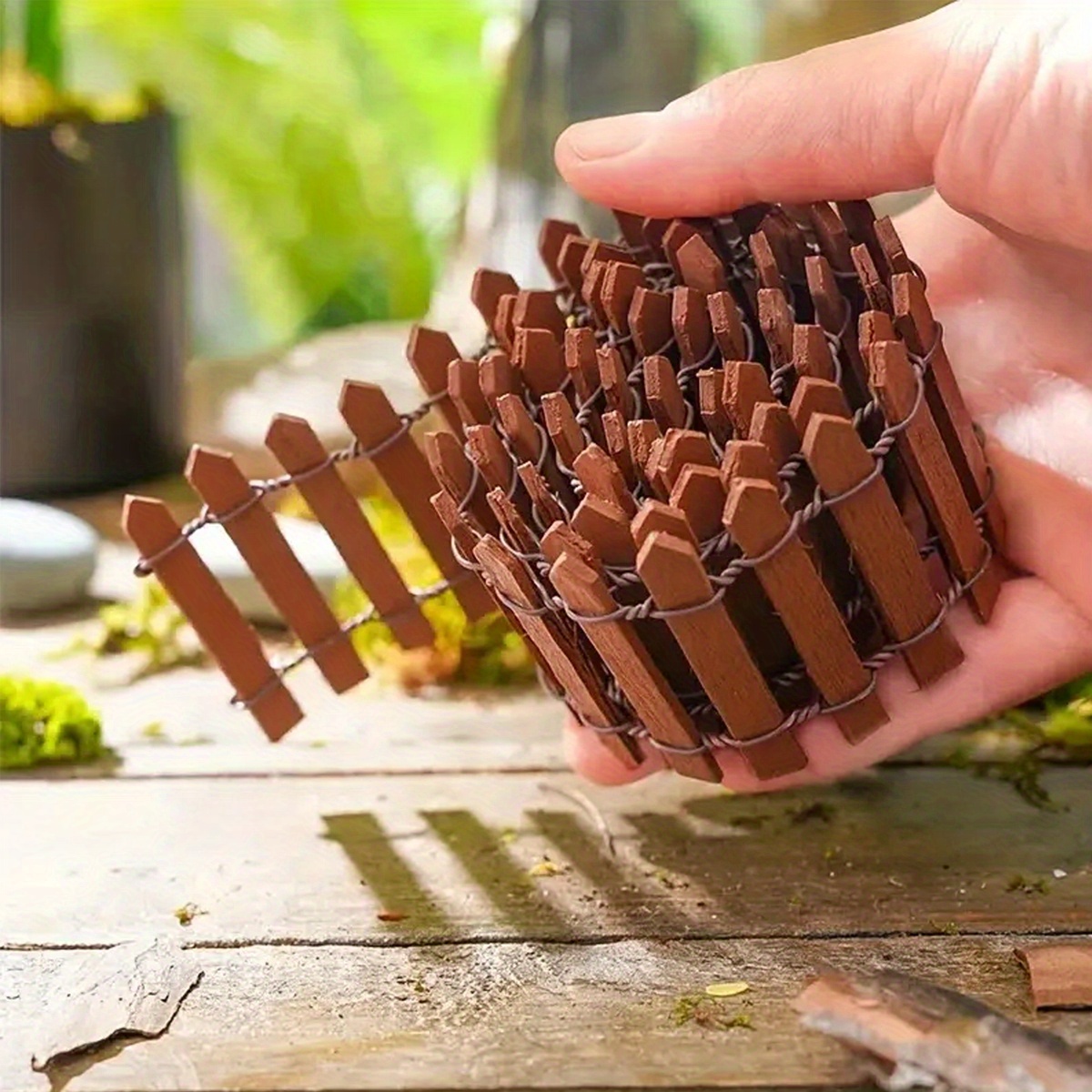 Board Game Ww2 - 90cm Wooden Fence Model for Garden