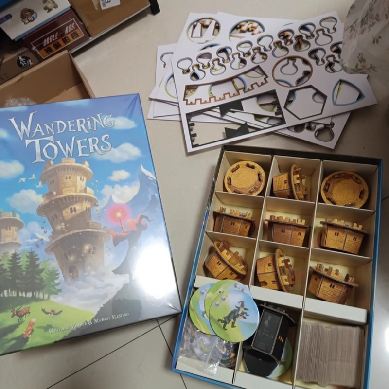 Board Game Strategi - Wandering Towers Strategy Board Game 1-6