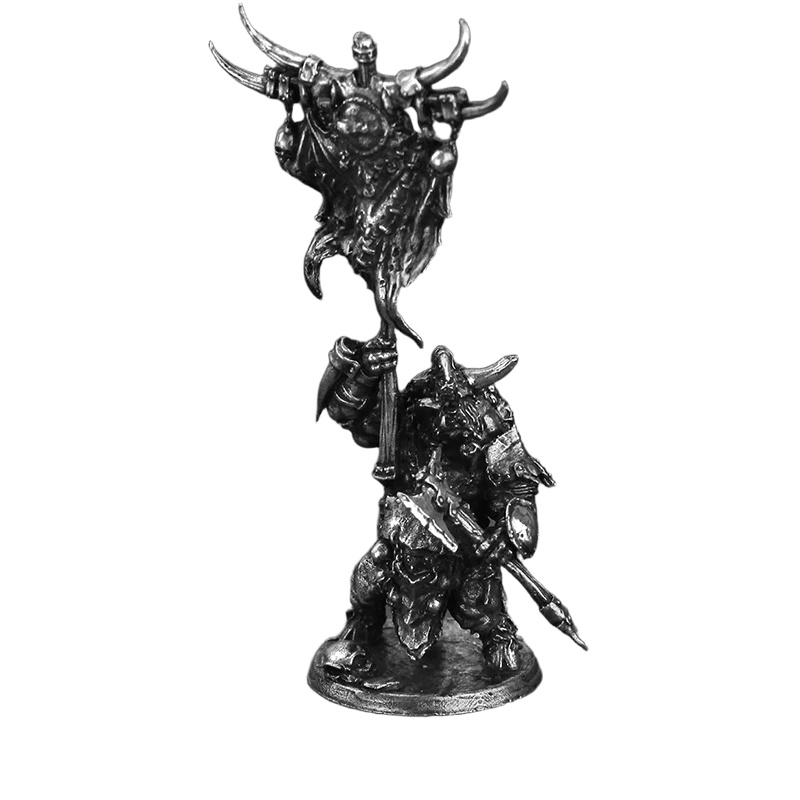 Board Game Arena - Bull Warrior Metal Figurine Minotaur Tribal