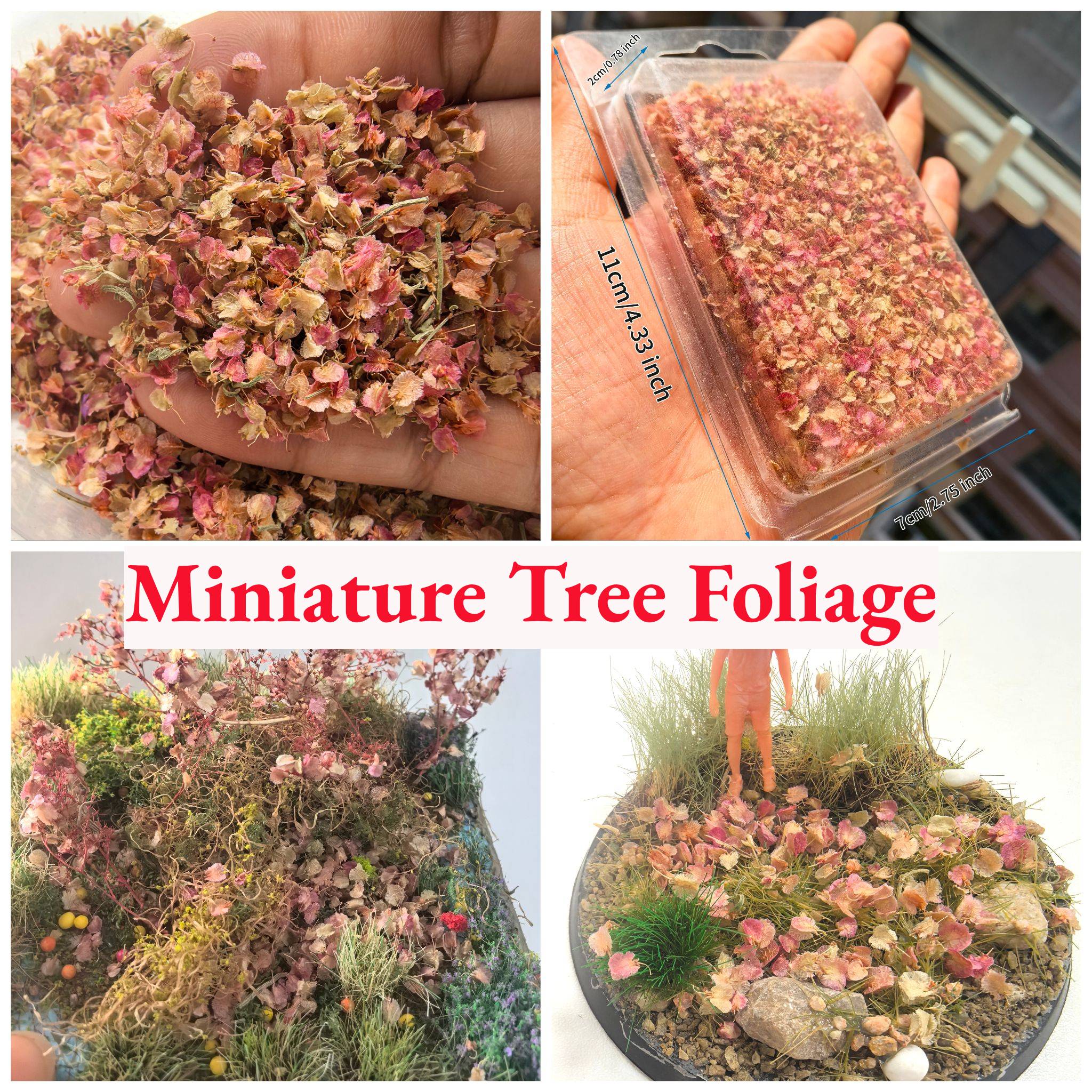 Board Game Ww2 - Miniature Tree Foliage Artificial Plants for