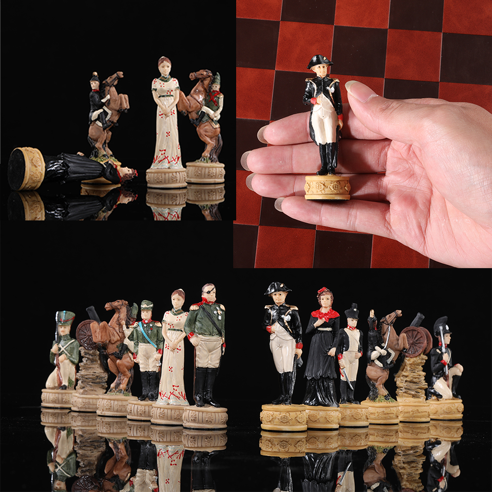 Board Game Ww2 - 3D Character-themed Chess Set with International