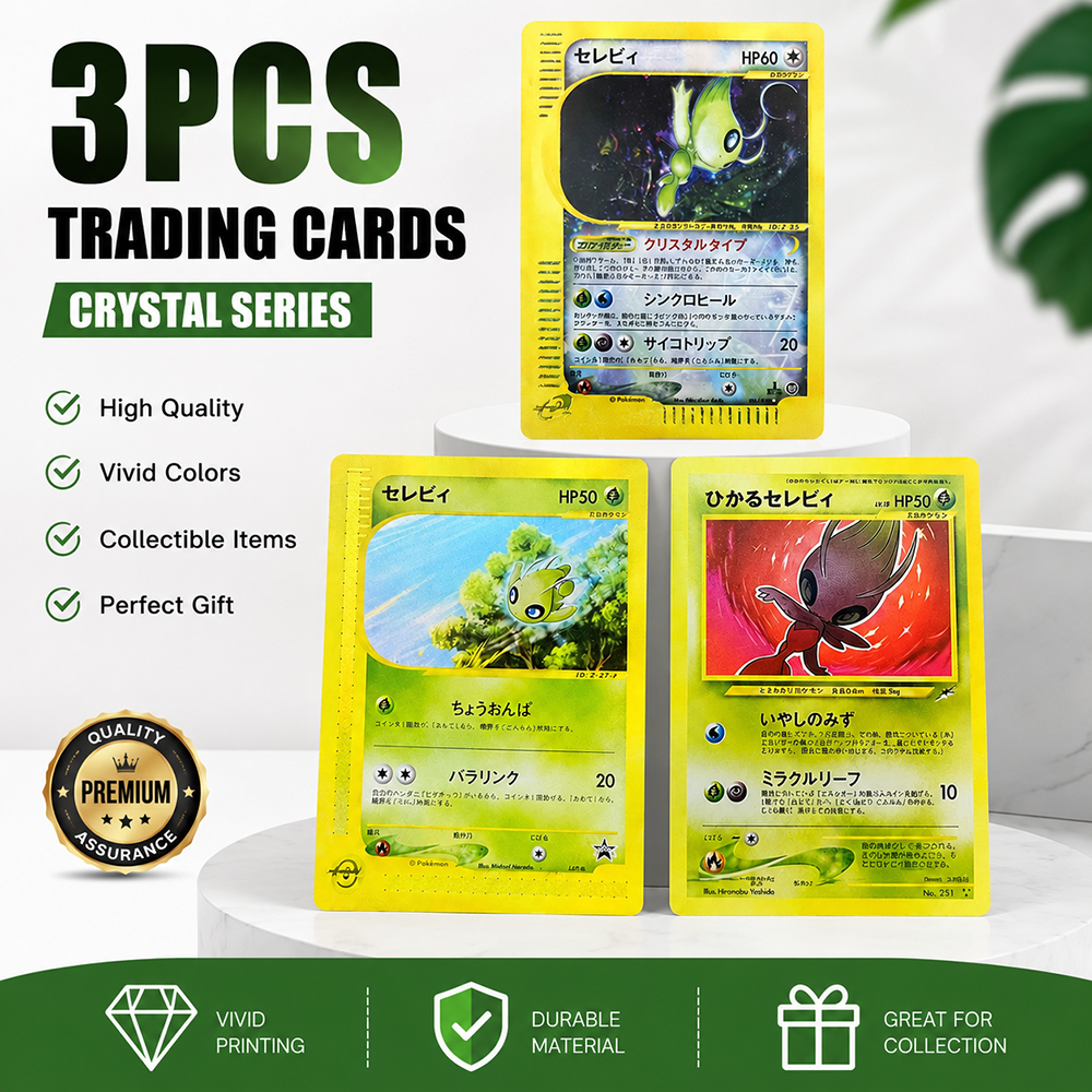 Board Game Anime - Anime PTCG Celebi Shiny Style Trading