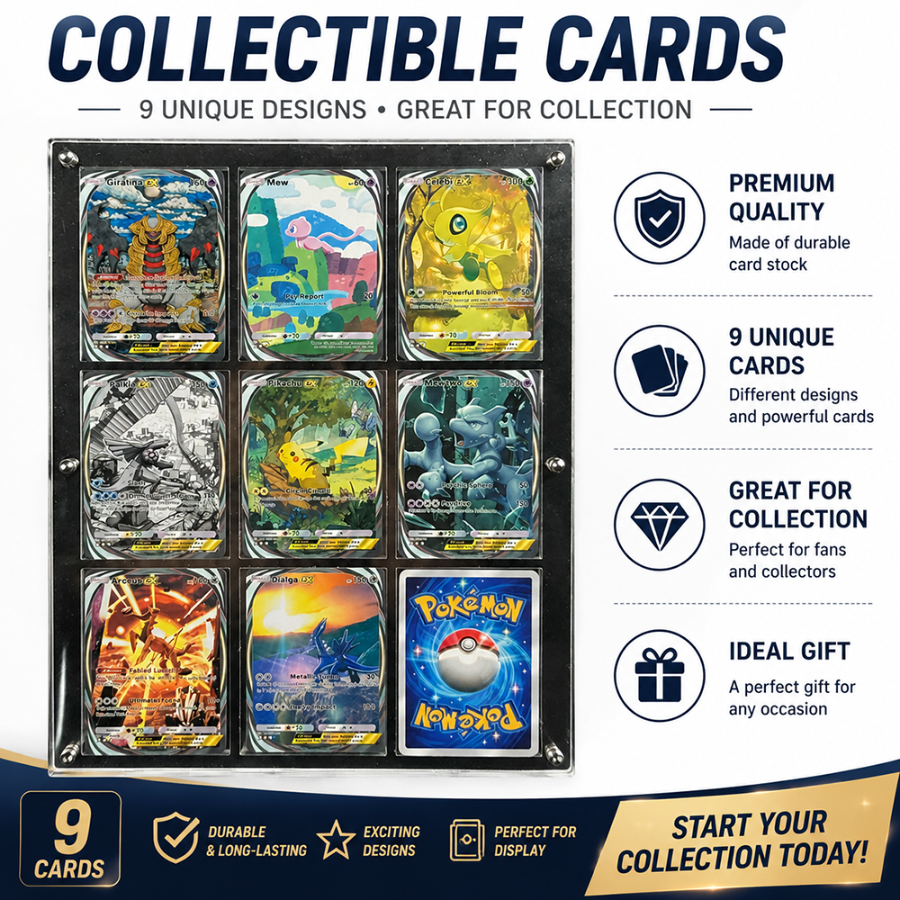 Board Game Anime - 8Pcs/set Anime PTCG Collection Cards Mewtwo