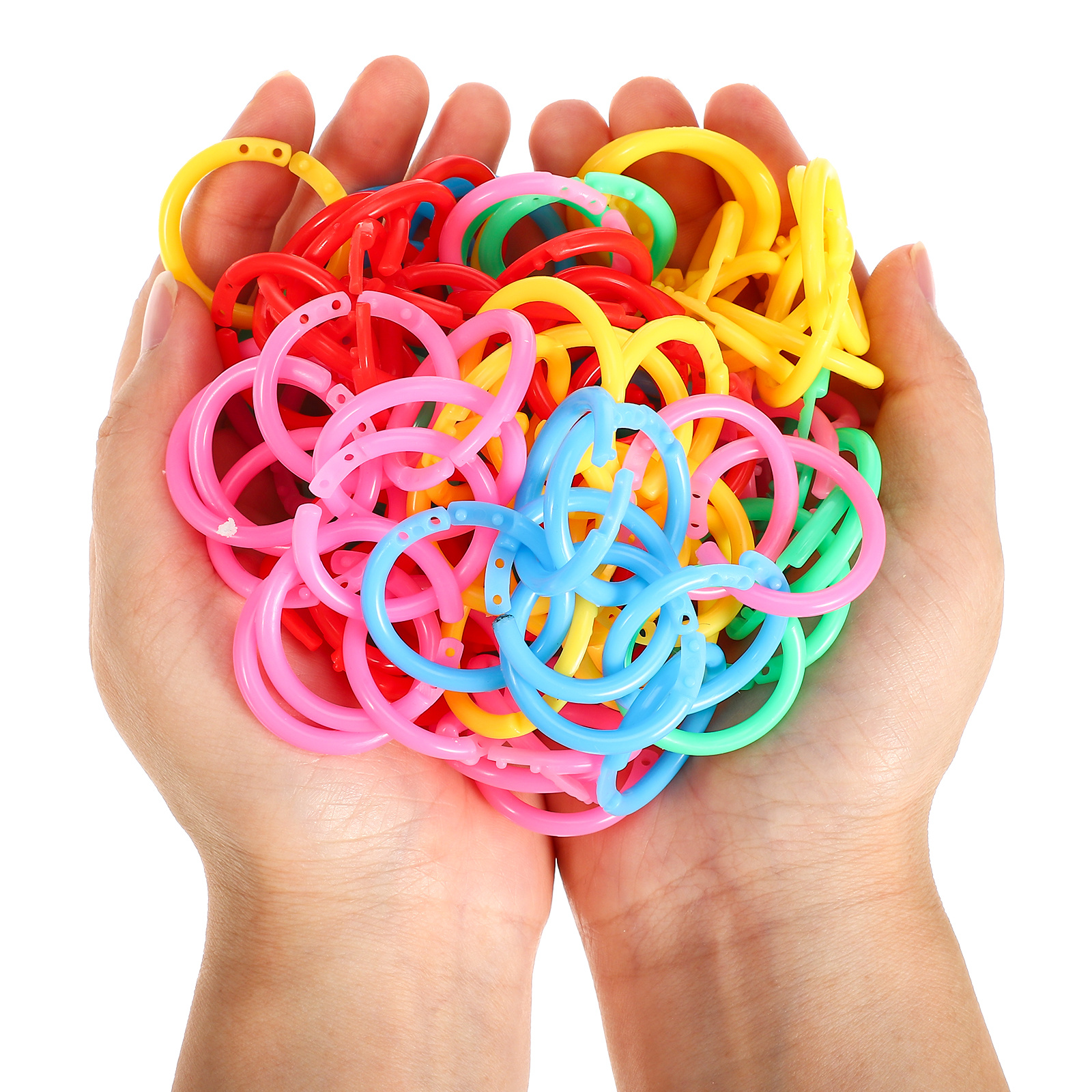 120Pcs Binding Rings Plastic B - Board Game Book ulasan dan harga