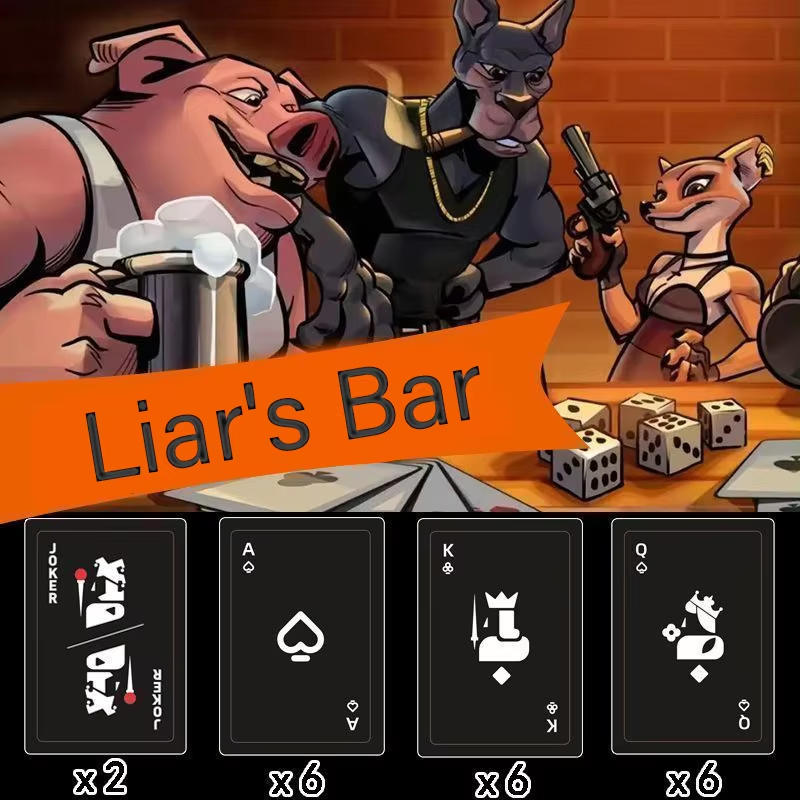 Liars Bar Table Card Game Card - Board Game Arena ulasan dan harga