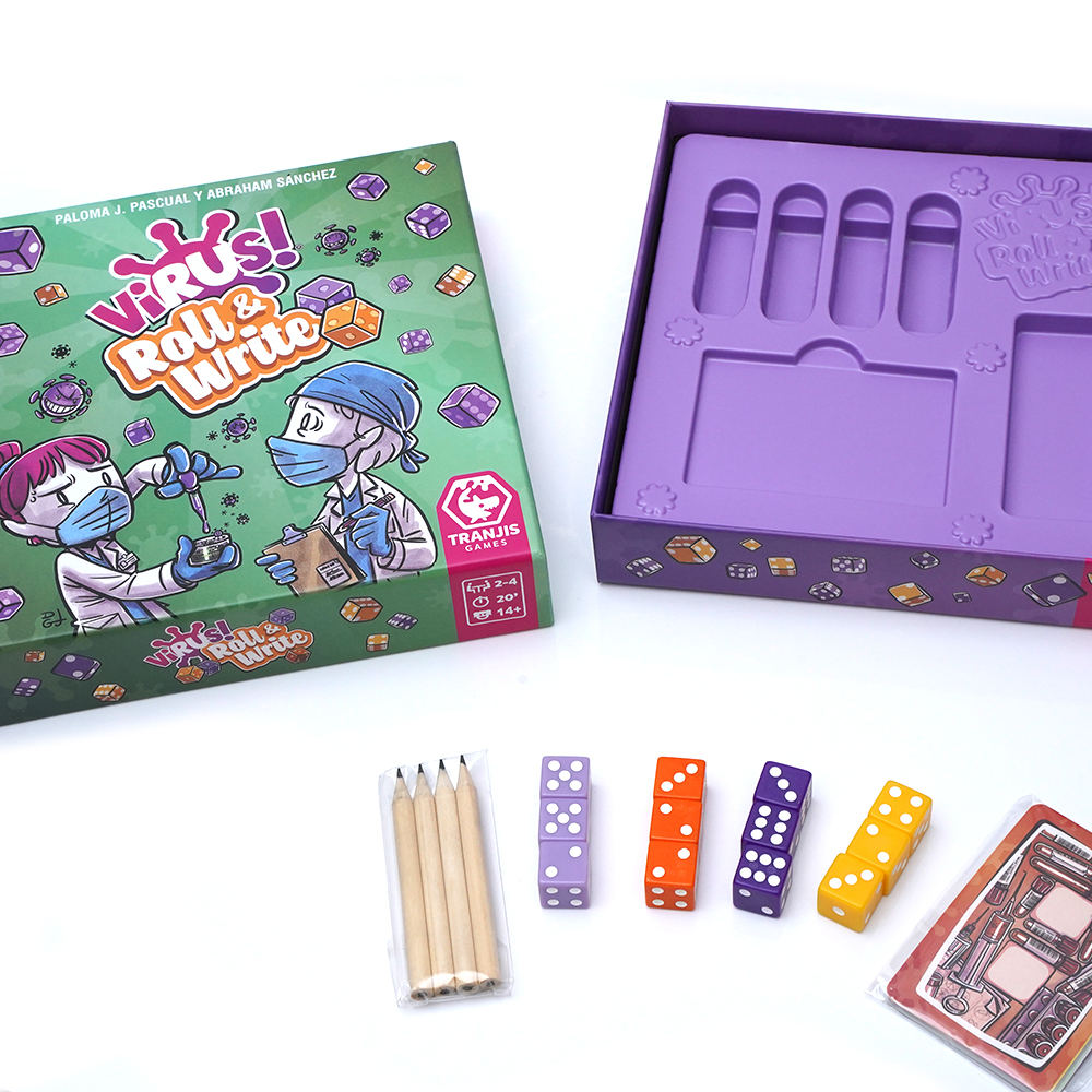 Virus roll & write Un divertid - Board Game Virus ulasan dan harga