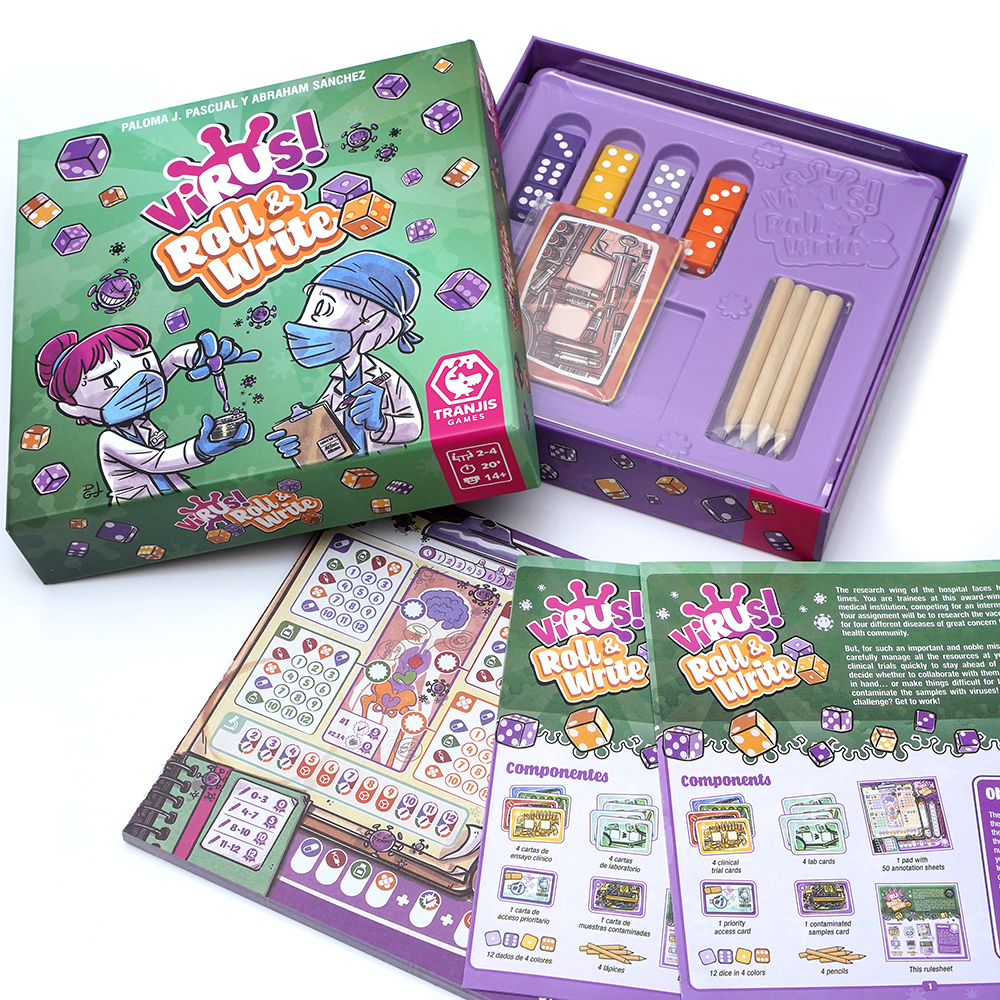 Virus roll & write Un divertid - Board Game Virus ulasan dan harga