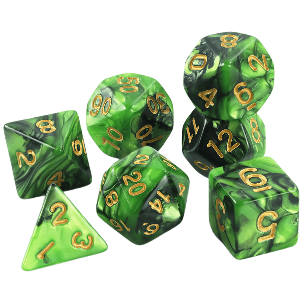 DND Dice Set 7pcs Mixing Color - Board Game Arena ulasan dan harga