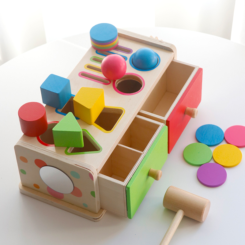 Montessori Wooden Sorting Stac - Board Game Design ulasan dan harga