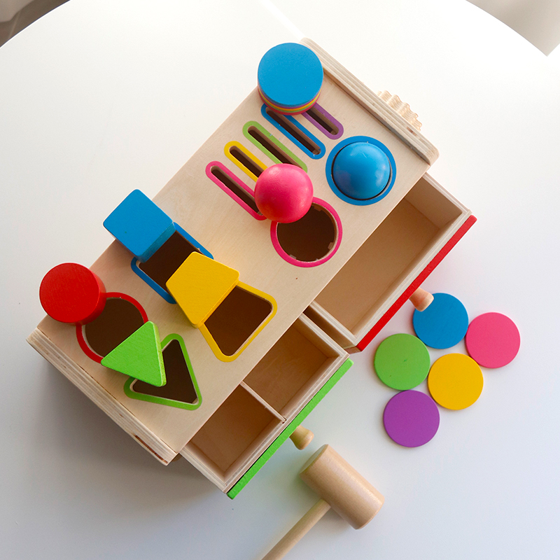 Montessori Wooden Sorting Stac - Board Game Design ulasan dan harga