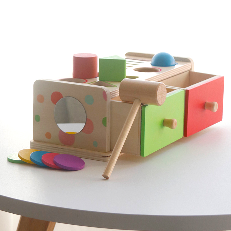Montessori Wooden Sorting Stac - Board Game Design ulasan dan harga