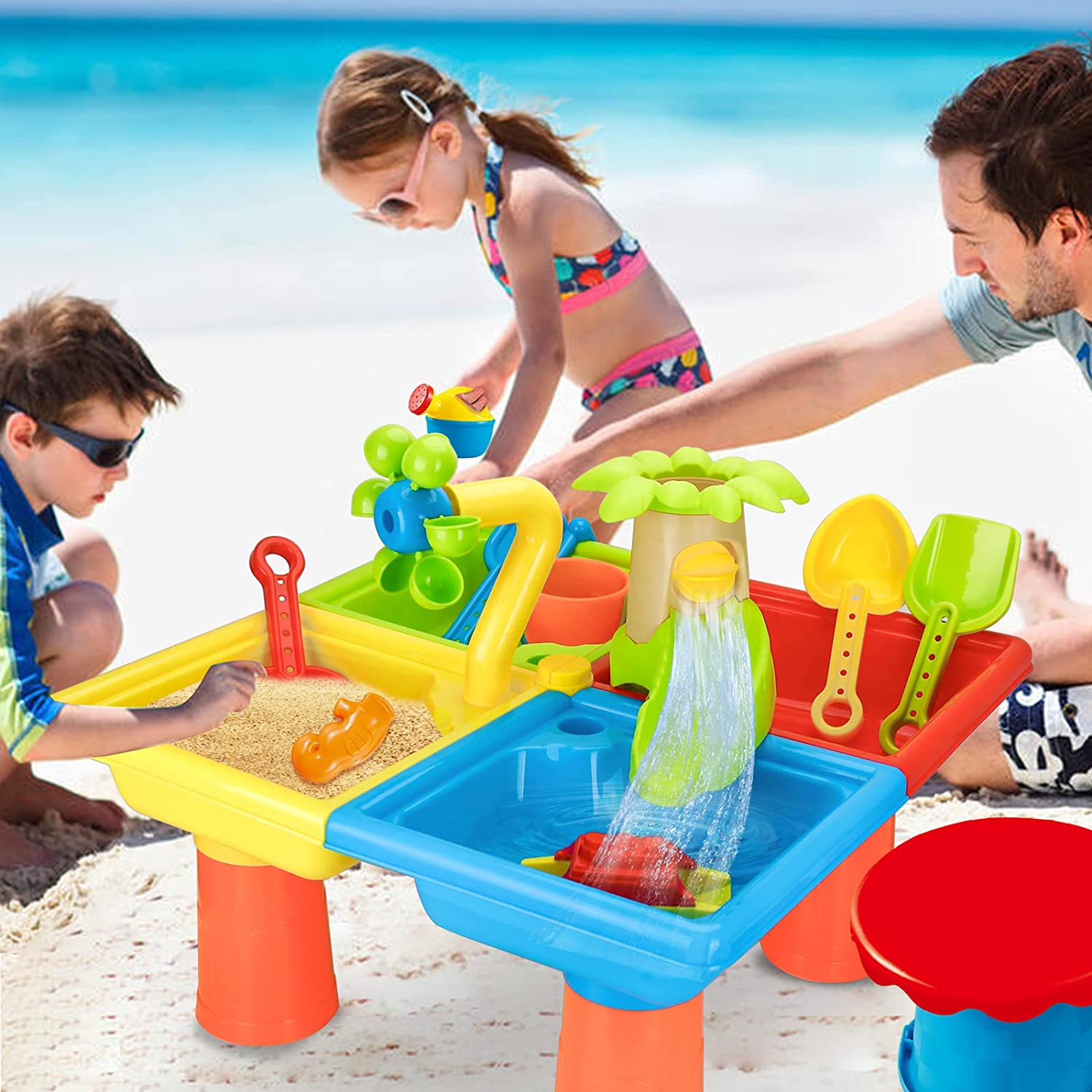 Beach Table Sand Play Toys Chi - Board Game Simple ulasan dan harga