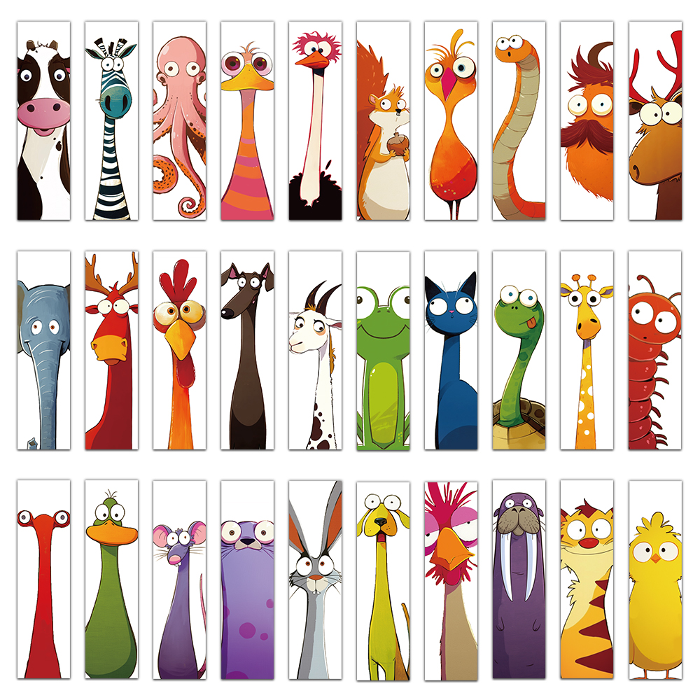 30PCS Animal Funny Bookmarks R - Board Game Book ulasan dan harga