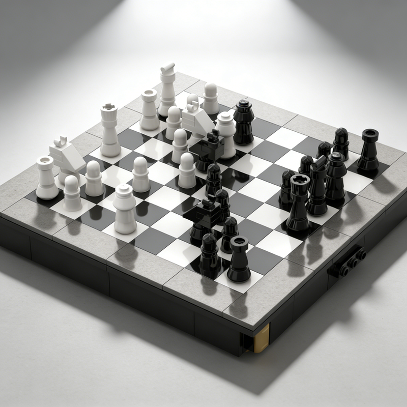 364pcs MOC Mini Chess Games Mo - Board Game Ww2 ulasan dan harga