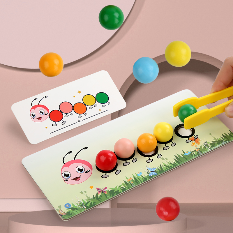 Caterpillar Bead-Picking Toy,  - Board Game Education ulasan dan harga