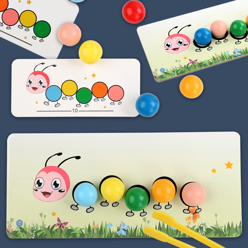 Caterpillar Bead-Picking Toy,  - Board Game Education ulasan dan harga