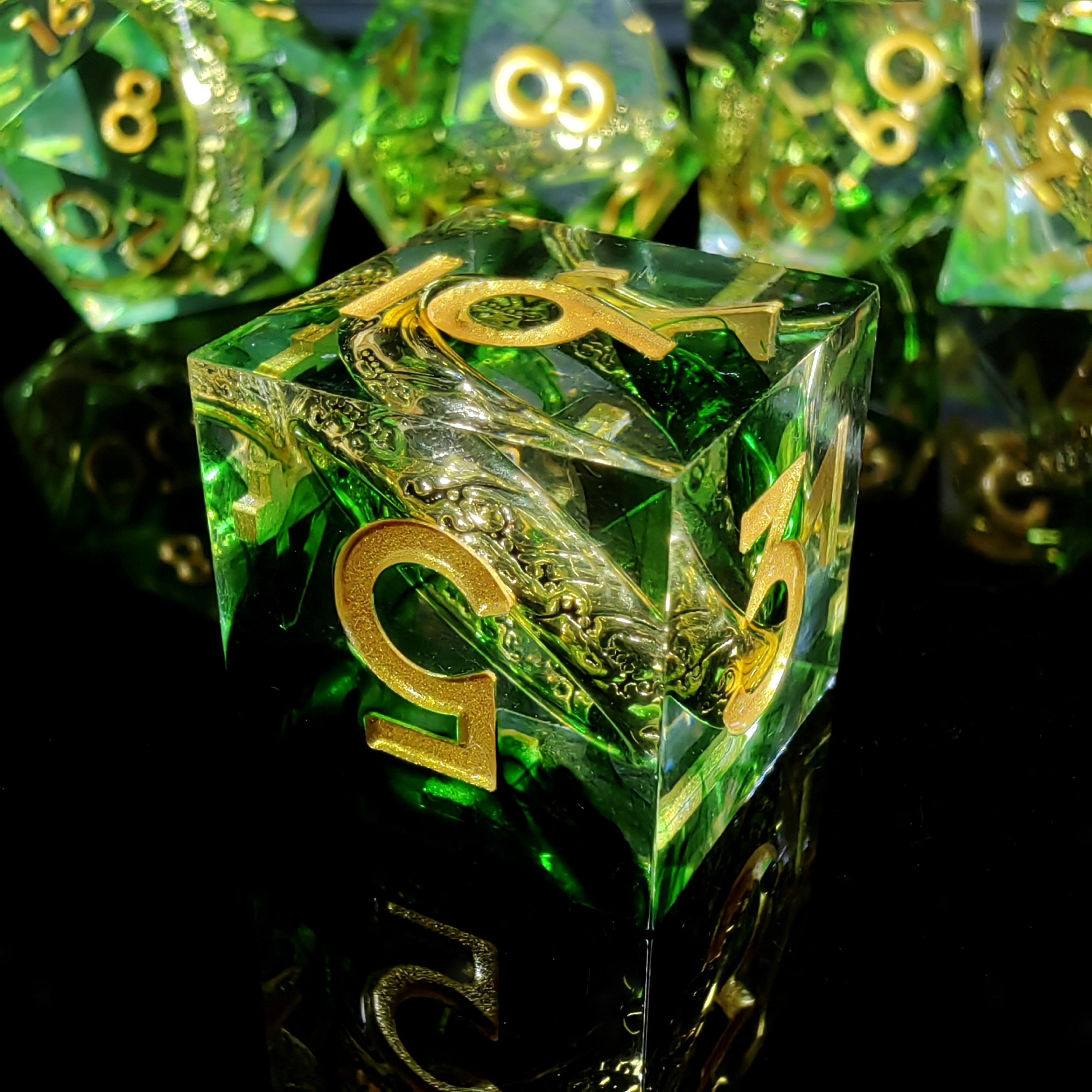 DnD Dice Set - 7pc Resin Polyh - Dice Set Polyhedral ulasan dan harga