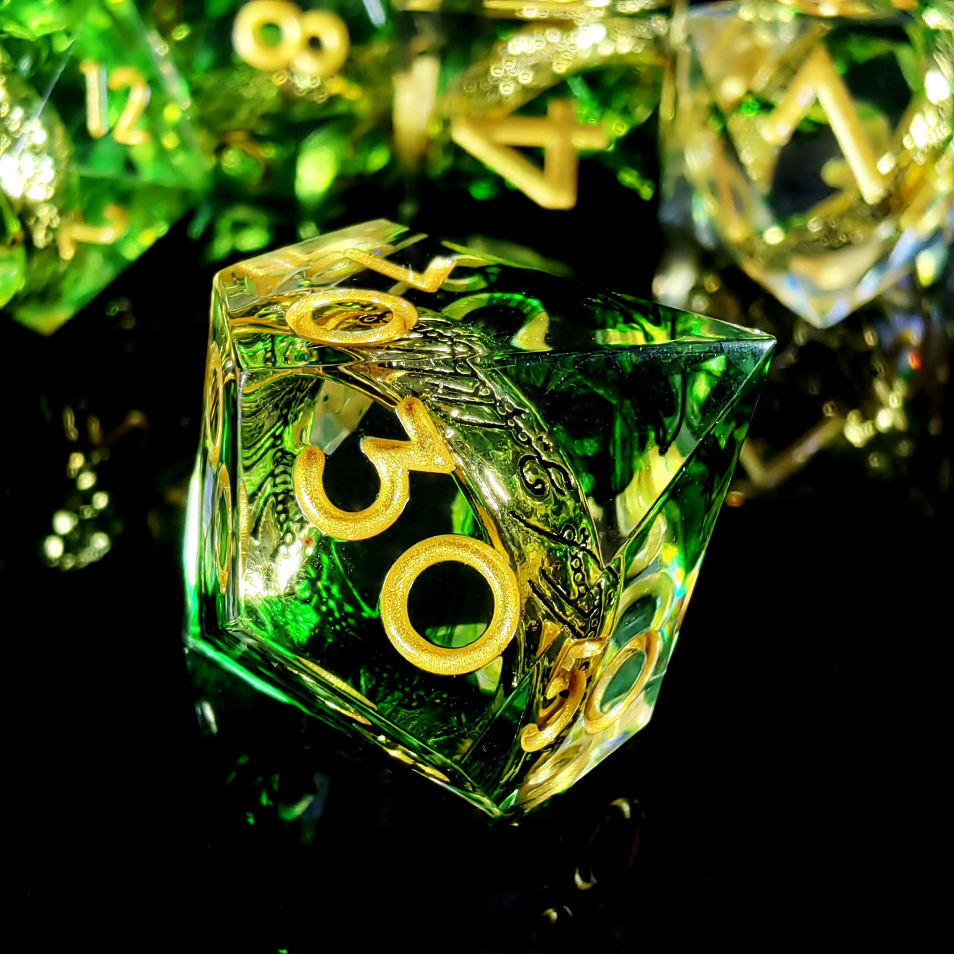 DnD Dice Set - 7pc Resin Polyh - Dice Set Polyhedral ulasan dan harga