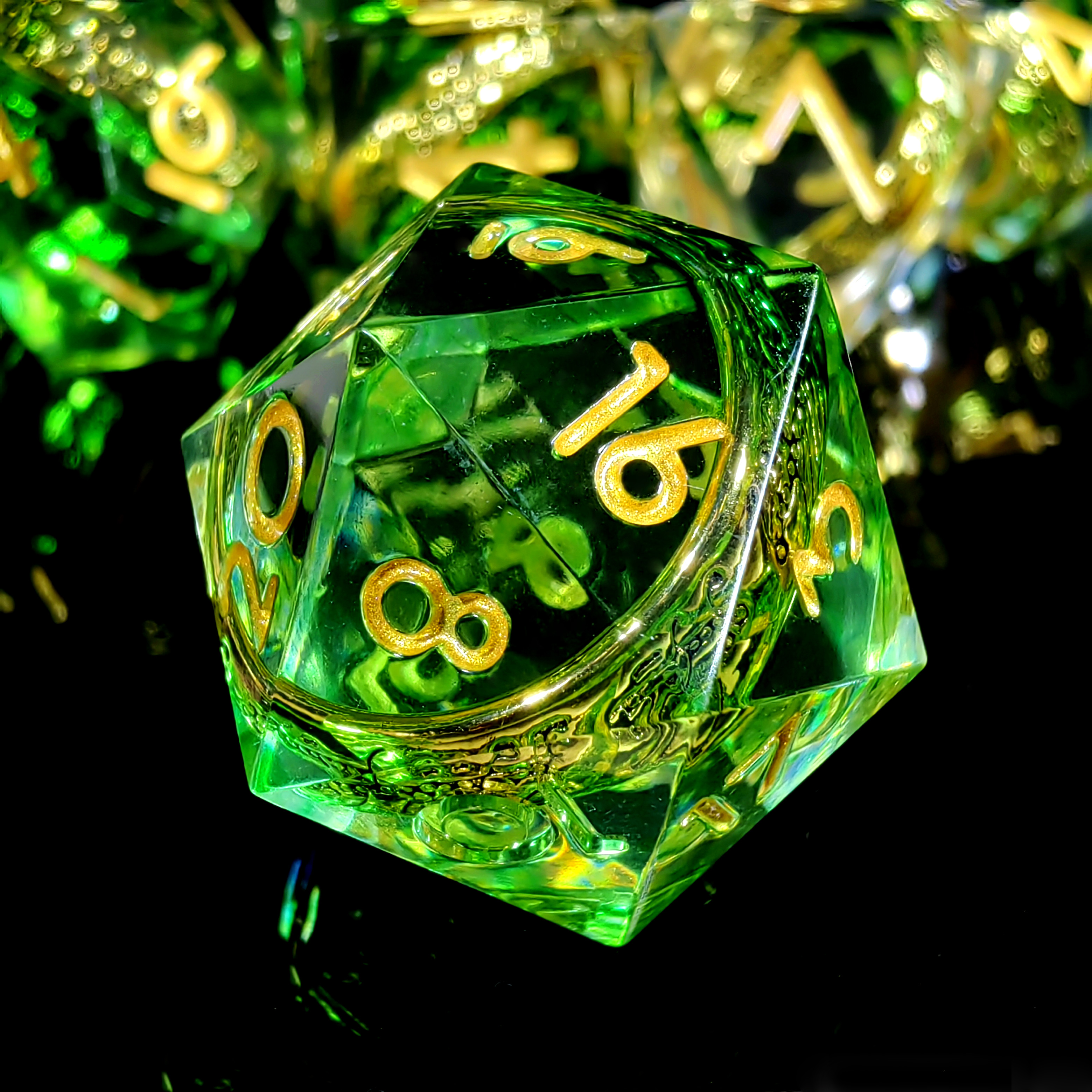 DnD Dice Set - 7pc Resin Polyh - Dice Set Polyhedral ulasan dan harga