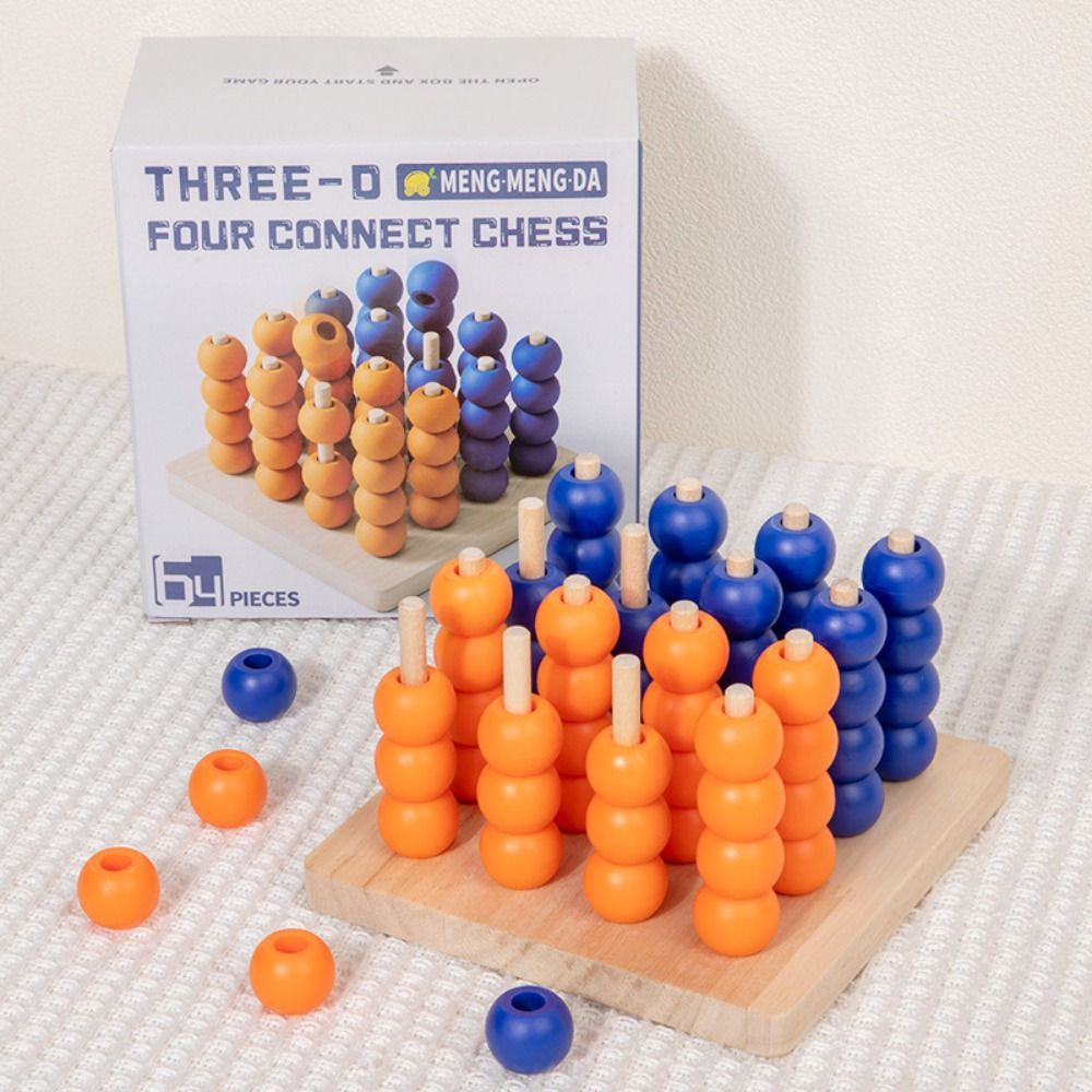 Four In A Row 4 Beads 3D Four  - Board Game Education ulasan dan harga
