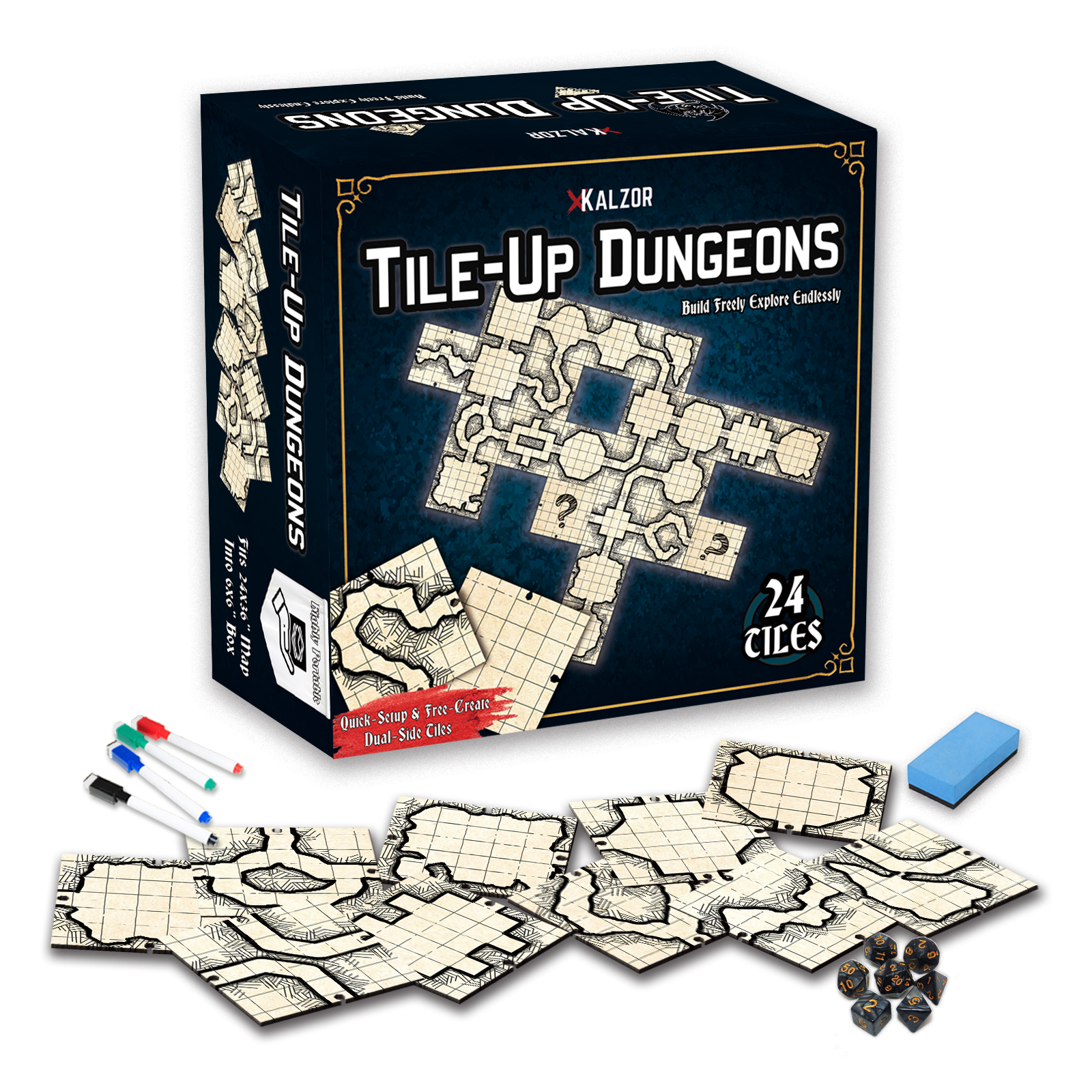 Tile Up Dungeons | Unique Desi - Board Game Design ulasan dan harga