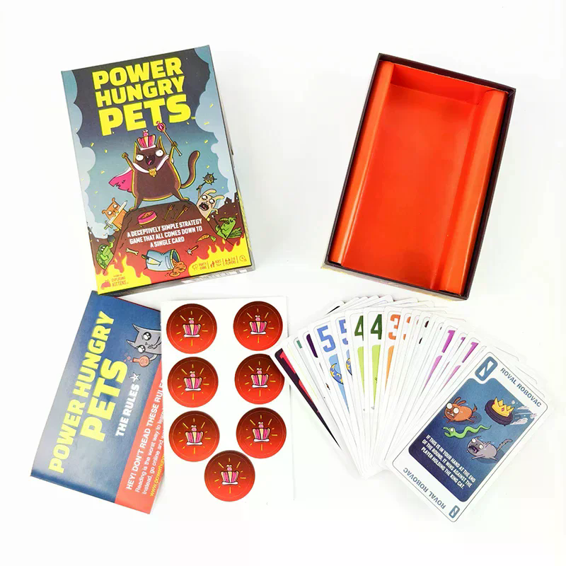 Power Hungry Pets Card Game Fa - Board Game Strategi ulasan dan harga
