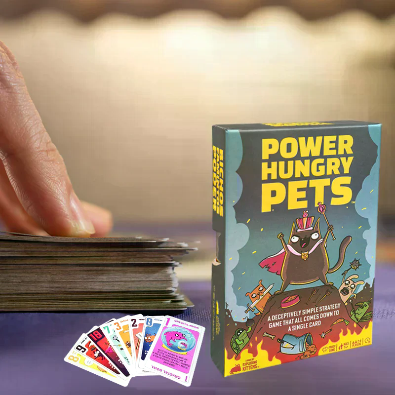 Power Hungry Pets Card Game Fa - Board Game Strategi ulasan dan harga