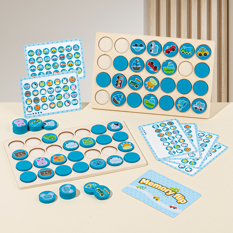Wooden Memory Chess for Childr - Board Game Oath ulasan dan harga