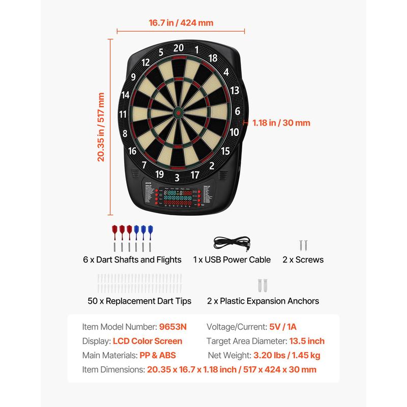 Digital Dart Center 13.5 Inch  - Board Game Digital ulasan dan harga