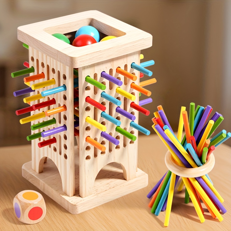 Wooden Stick Toys, Wooden Educ - Board Game Education ulasan dan harga