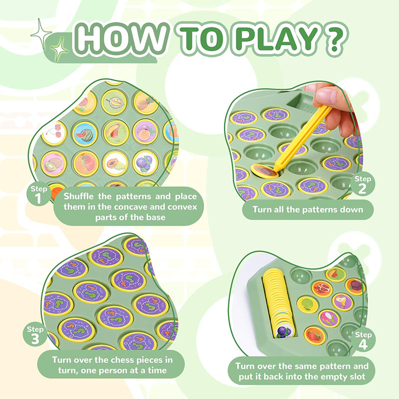 Children's Memory Flip Chess E - Board Game Oath ulasan dan harga