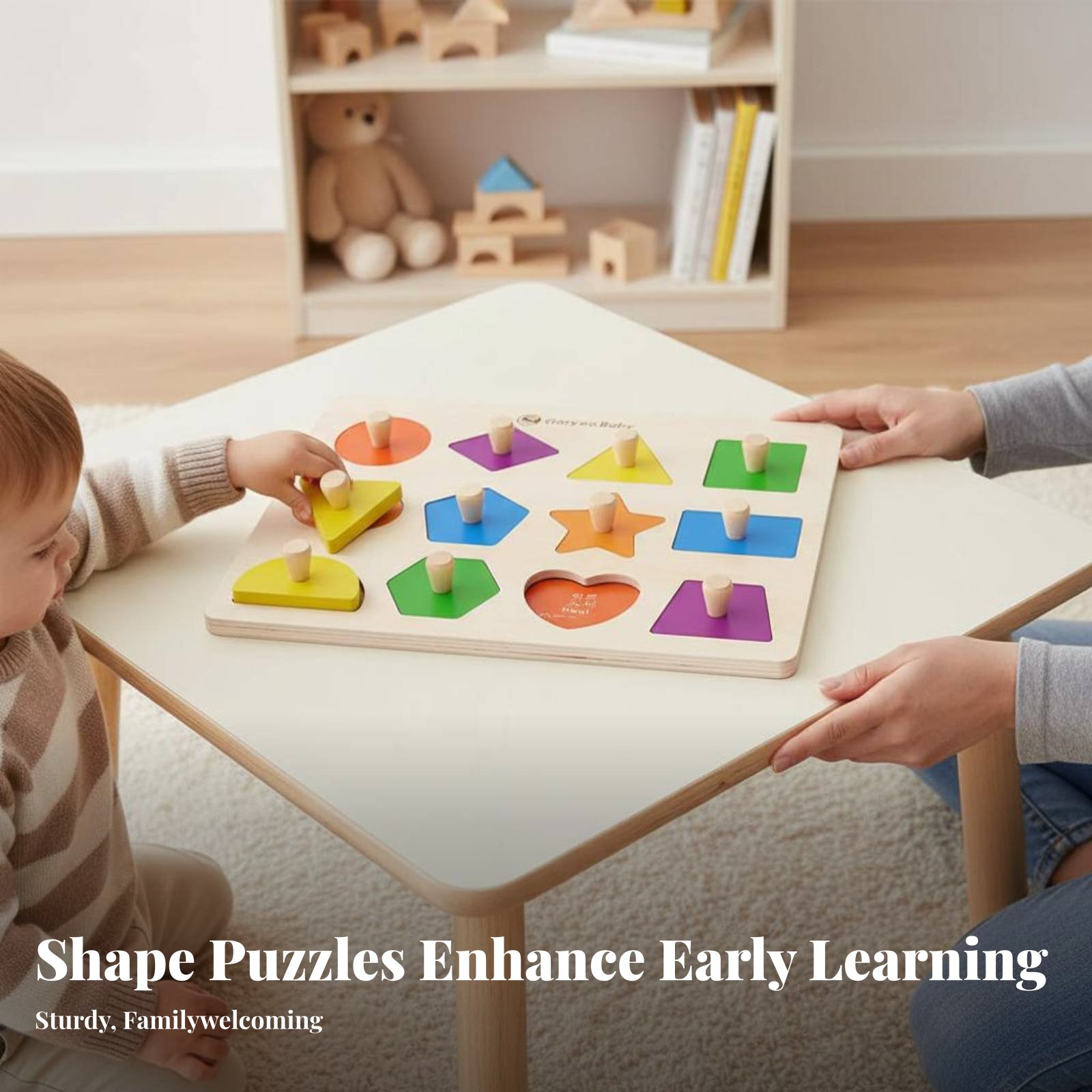 Number Game Board, Wooden Shap - Board Game Education ulasan dan harga