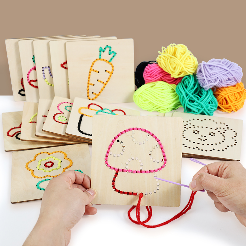1 Set Of Wooden Animal Rope To - Board Game Nature ulasan dan harga