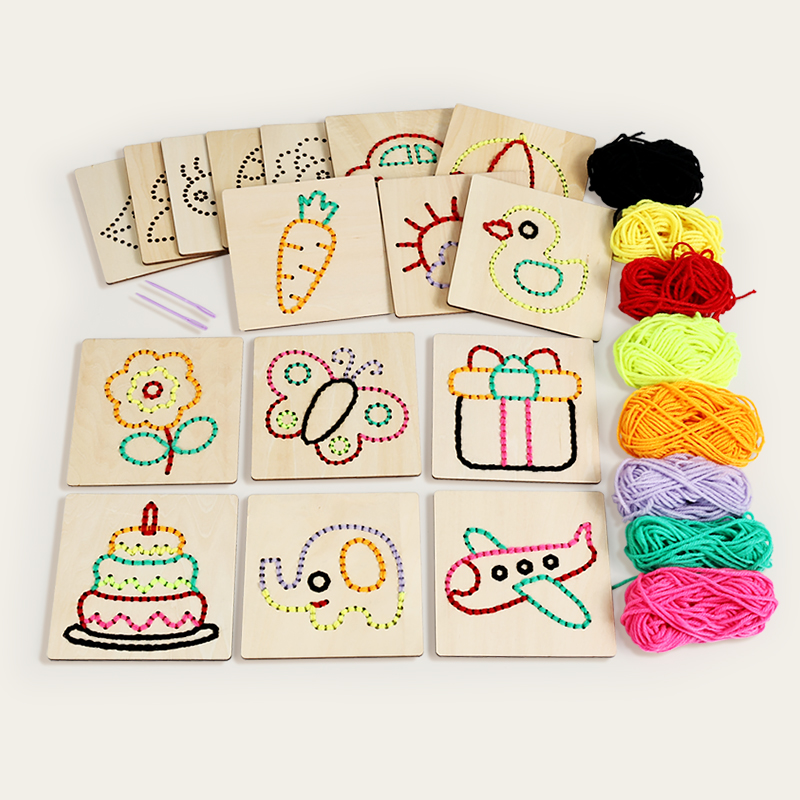 1 Set Of Wooden Animal Rope To - Board Game Nature ulasan dan harga