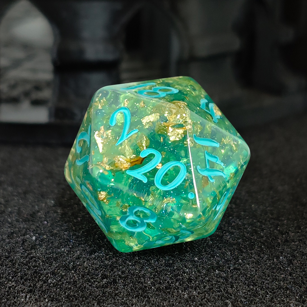 7Pcs/set Glitter Dice Set DnD  - Board Game Arena ulasan dan harga