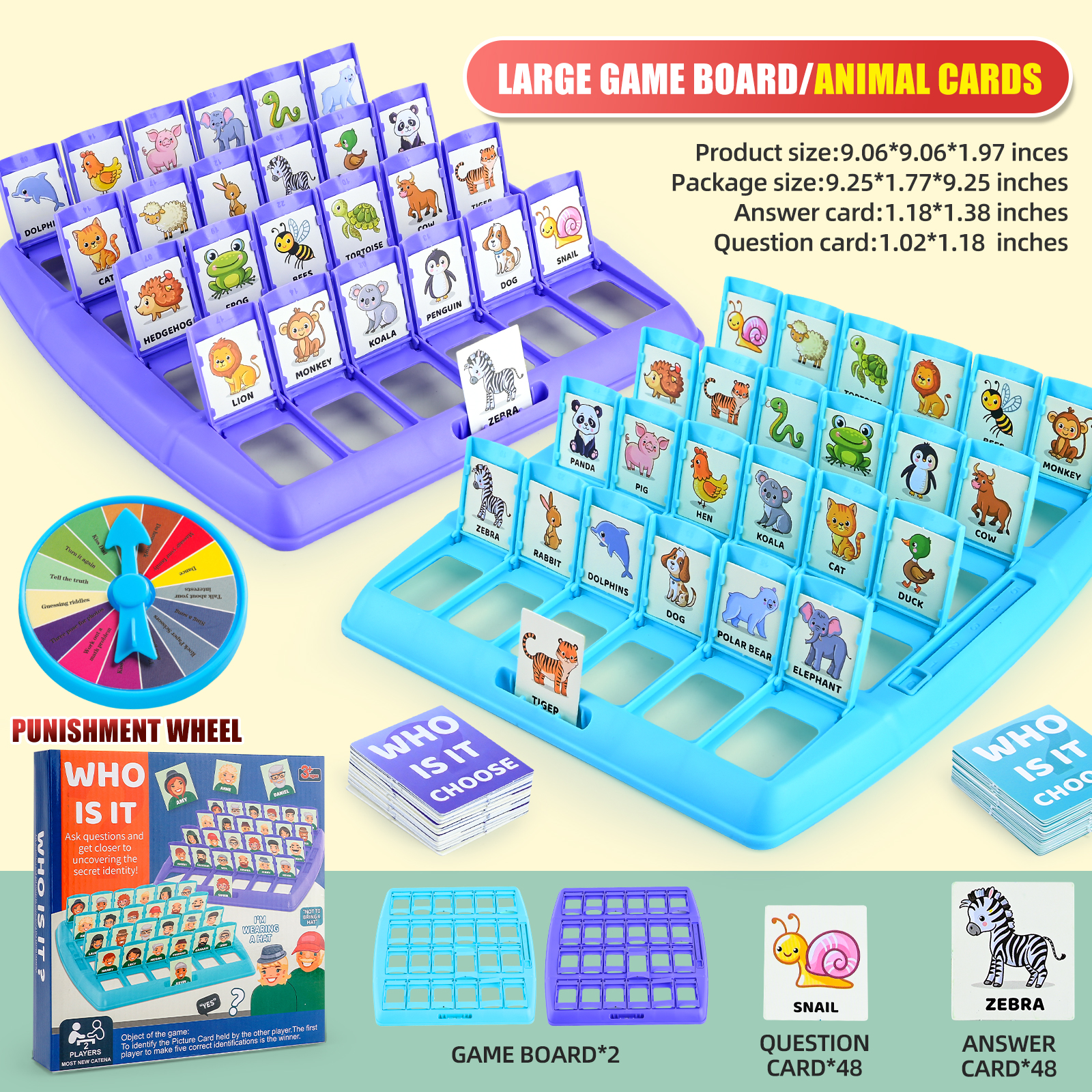 Guess Who I Am, Children'S Puz - Board Game With Chips ulasan dan harga