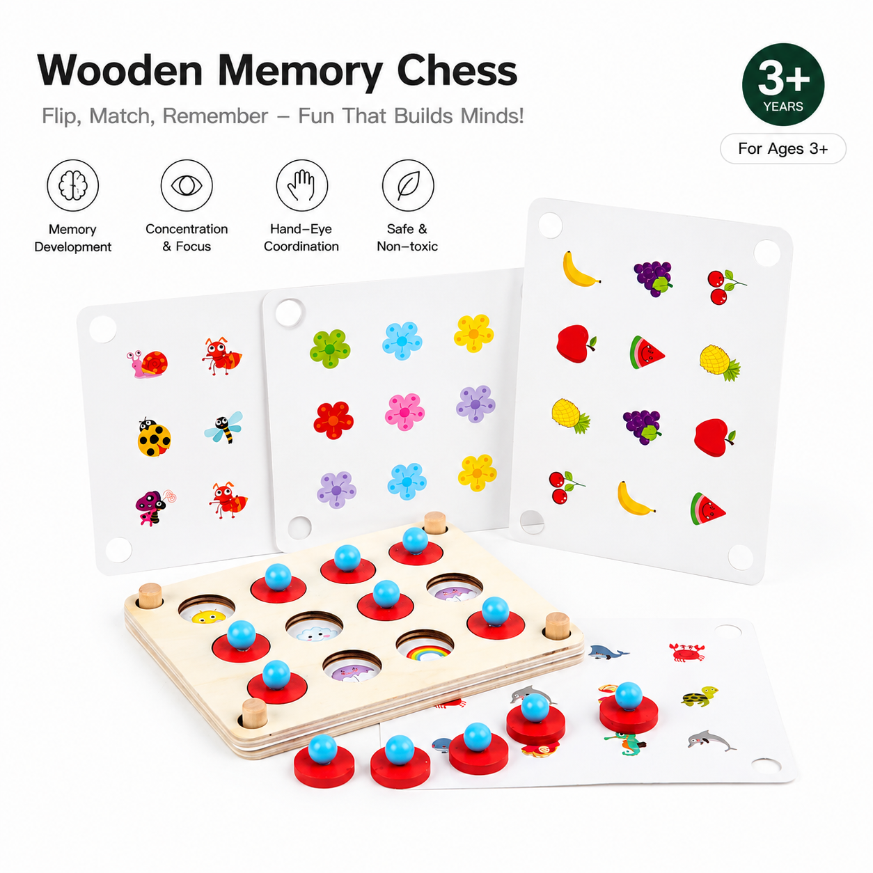Memory Chess, Children's Educa - Board Game Oath ulasan dan harga