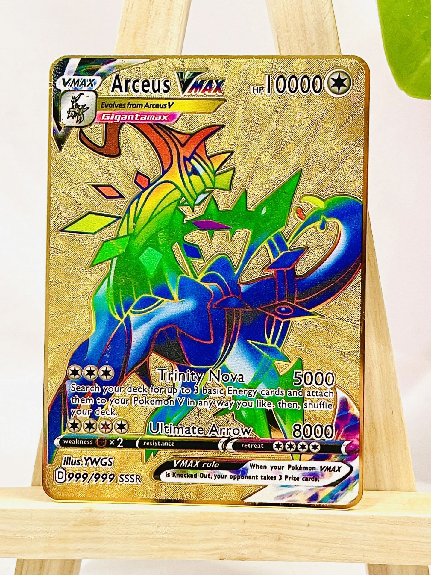 Pokemon Metal Card 10000 Point - Board Game Anime ulasan dan harga
