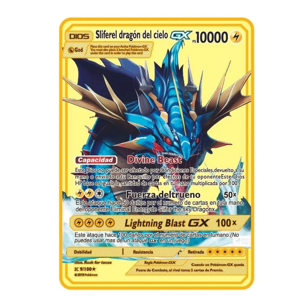 Pokemon Metal Card 10000 Point - Board Game Anime ulasan dan harga