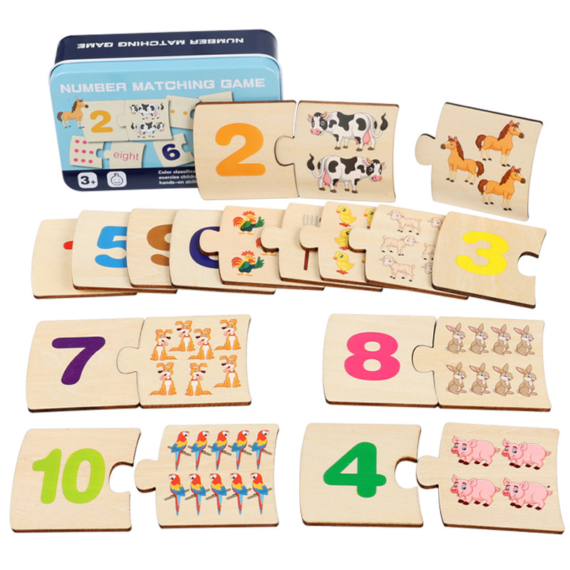Children Iron Box Number Enlig - Board Game Education ulasan dan harga