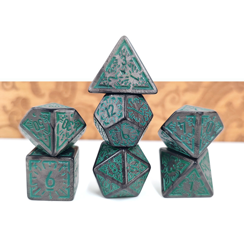 7pcs/set DND Polyhedral Dice S - Dice Set Polyhedral ulasan dan harga