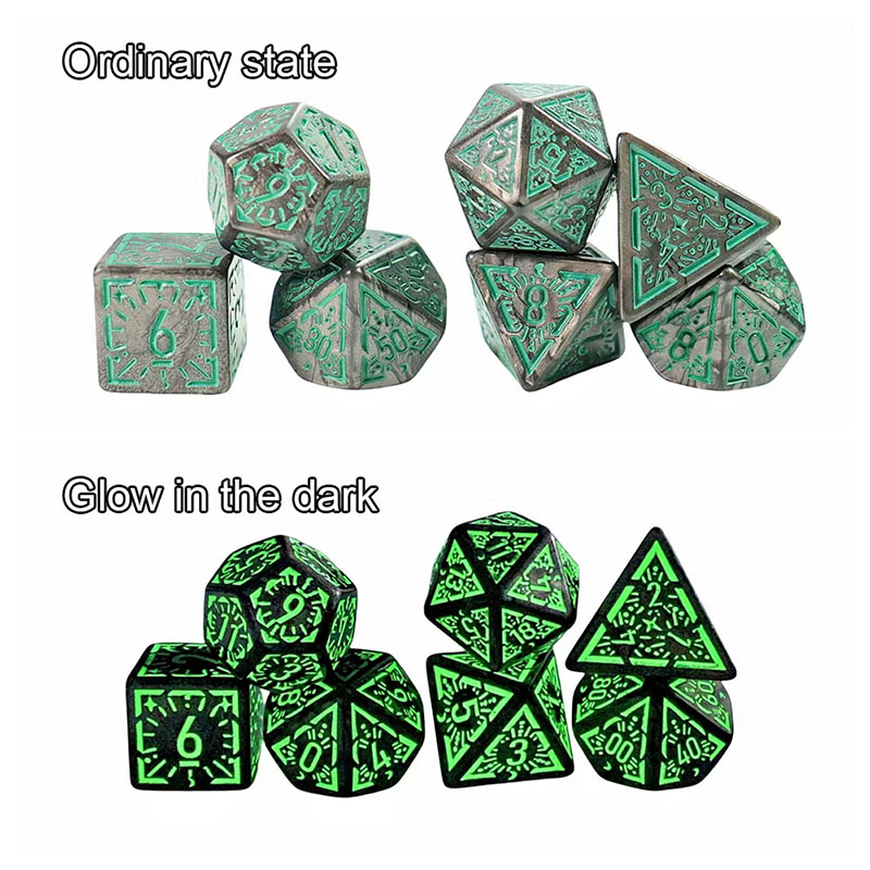 7pcs/set DND Polyhedral Dice S - Dice Set Polyhedral ulasan dan harga