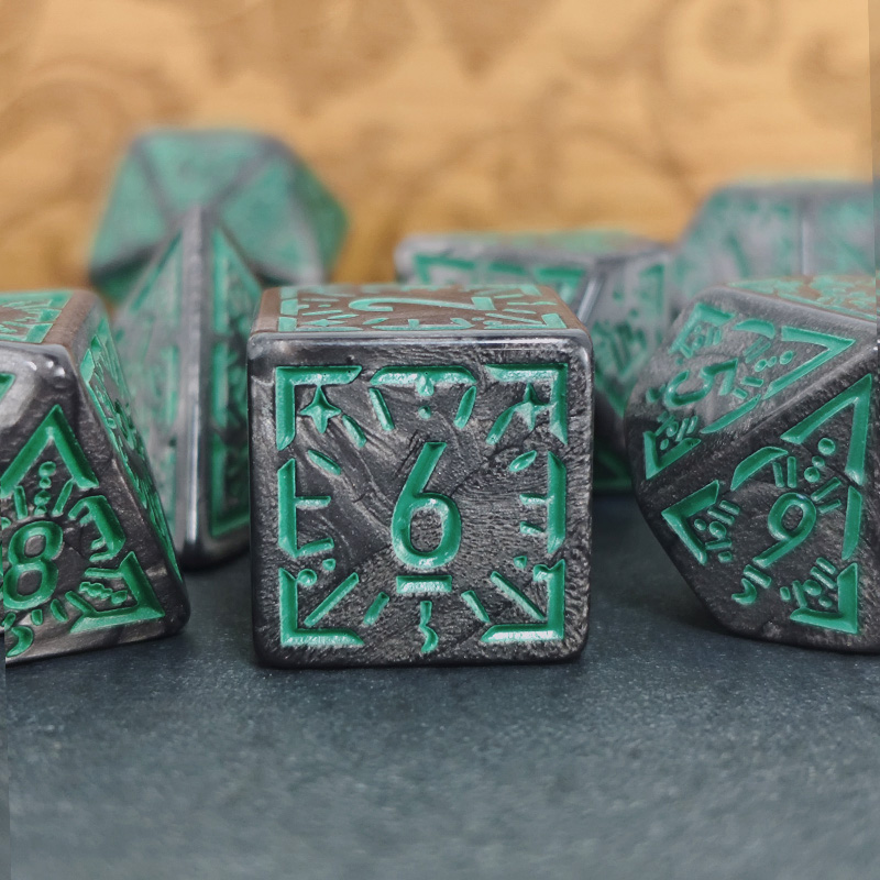 7pcs/set DND Polyhedral Dice S - Dice Set Polyhedral ulasan dan harga