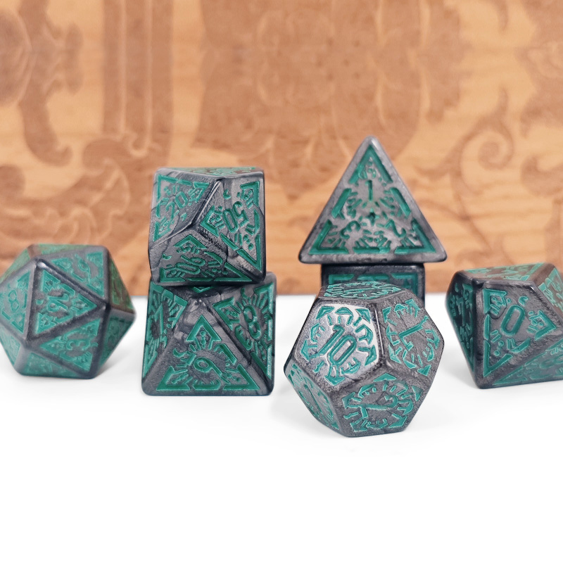 7pcs/set DND Polyhedral Dice S - Dice Set Polyhedral ulasan dan harga